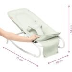 Badabulle – Foldable Bouncer Baby Chair Rocker – Lichen