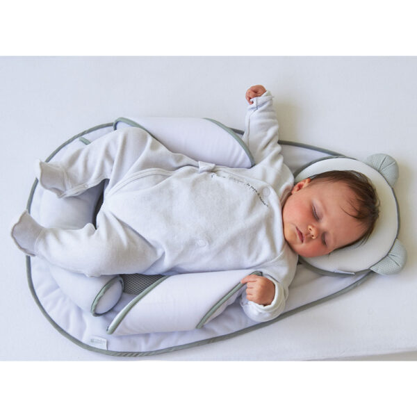 Candide – Air With Panda Baby Pad/ Sleeping Pod – White/Grey