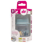 Nip – Wide Neck PP Silicone Bottle 150Ml – Star Blue