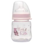 Nip – Wide Neck PP Round Teat-S Bottle 150Ml – Hug & Kiss