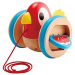 Hape – Baby Bird Pull Along – Red