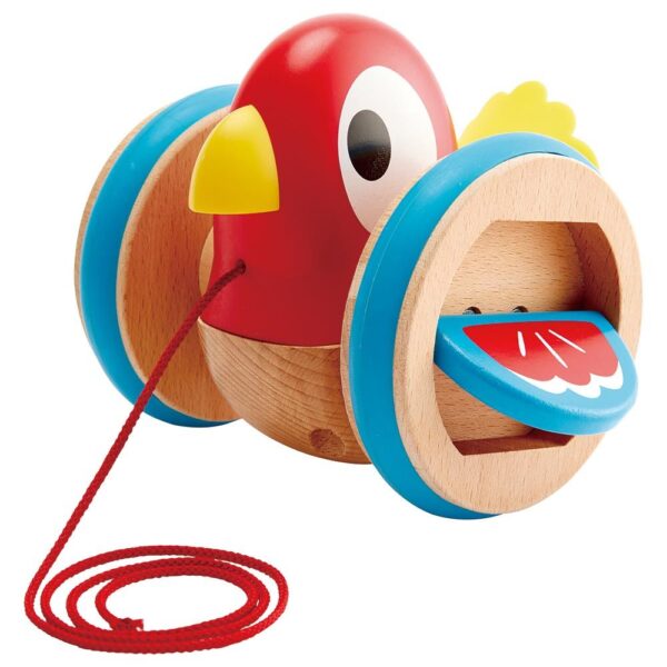 Hape – Baby Bird Pull Along – Red