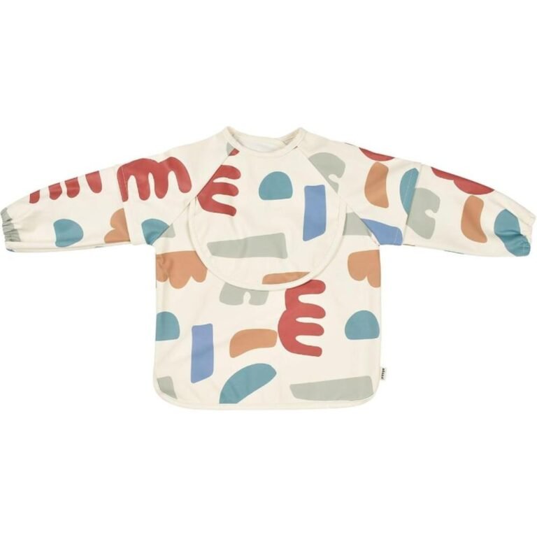 Beaba - 2-in-1 Bib With Removable Sleeves Playful