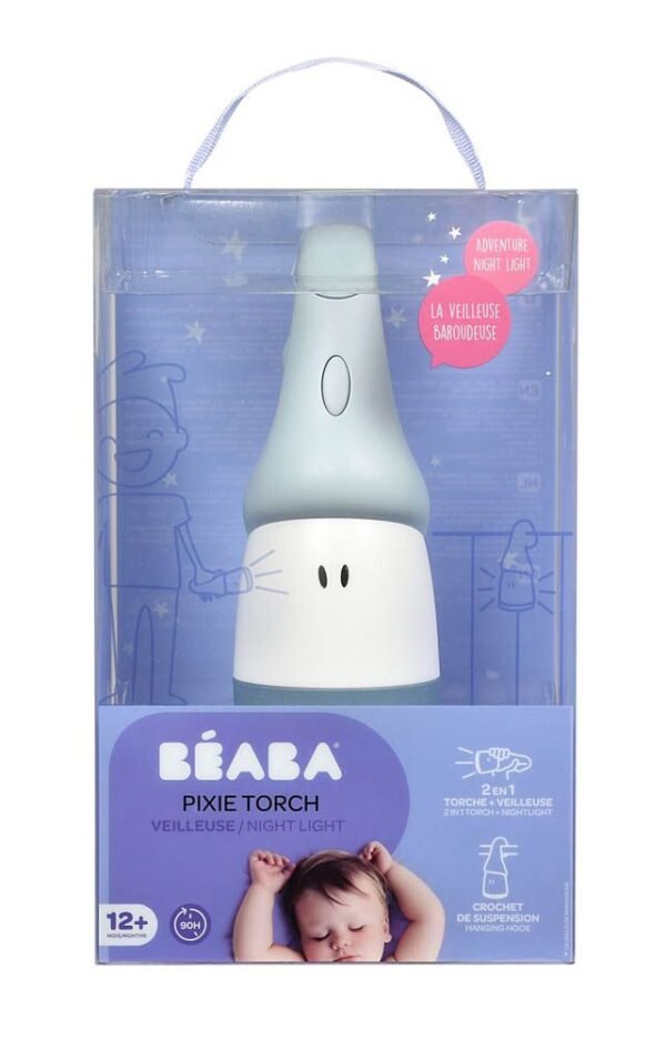 Beaba – Pixie Torch 2-In-1 Movable Night Light Blue