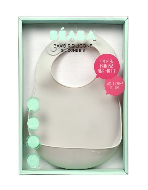 Beaba - Silicone Bib - Light Mist
