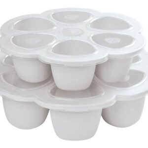 Beaba - Silicone Multiportions 6 X 150ml Light Mist