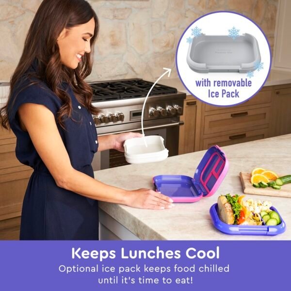 Bentgo – Kids Chill Lunch Box – Electric Violet