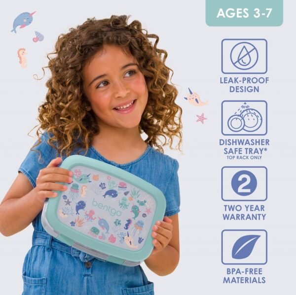 Bentgo – Kids Prints Lunchbox – Sea Life