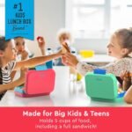 Bentgo – Pop Lunchbox – Flame Red/Turqooise