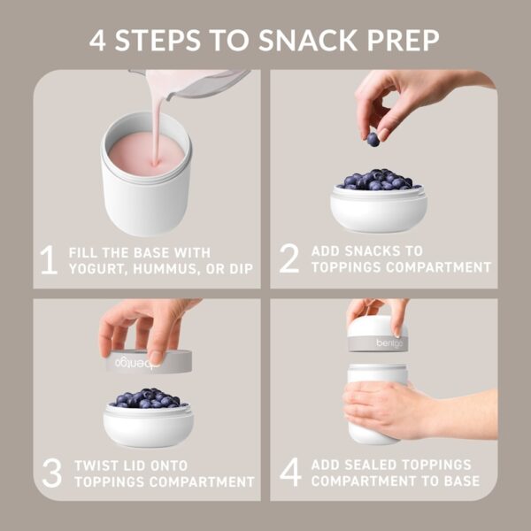 Bentgo – Snack Cup – White