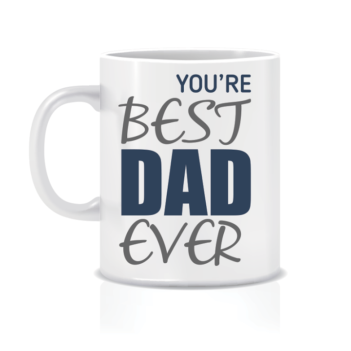 Twinkle Hands Happy Birthday Mug - Best Dad Ever