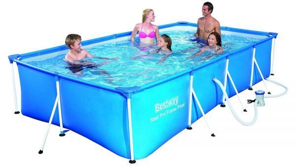 Bestway Steel Pro Frame Rectangular 5700L Above Ground Pool