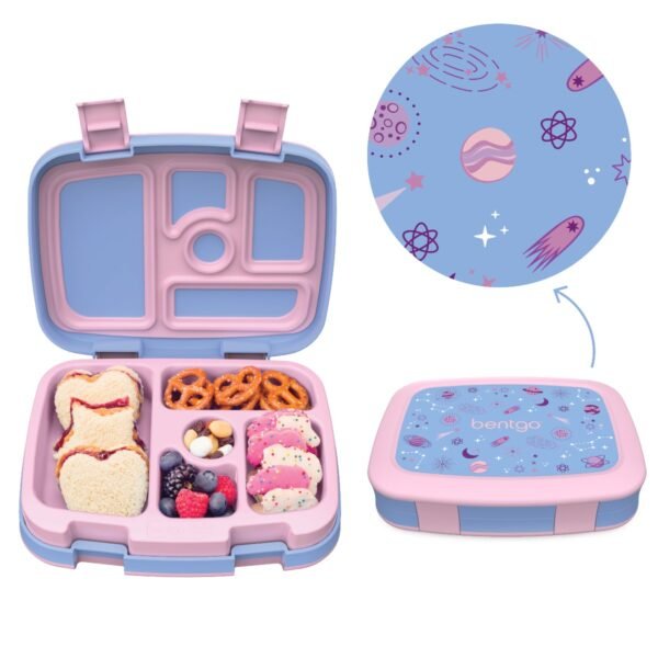 Bentgo – Kids Prints Lunch Box – Lavender Galaxy