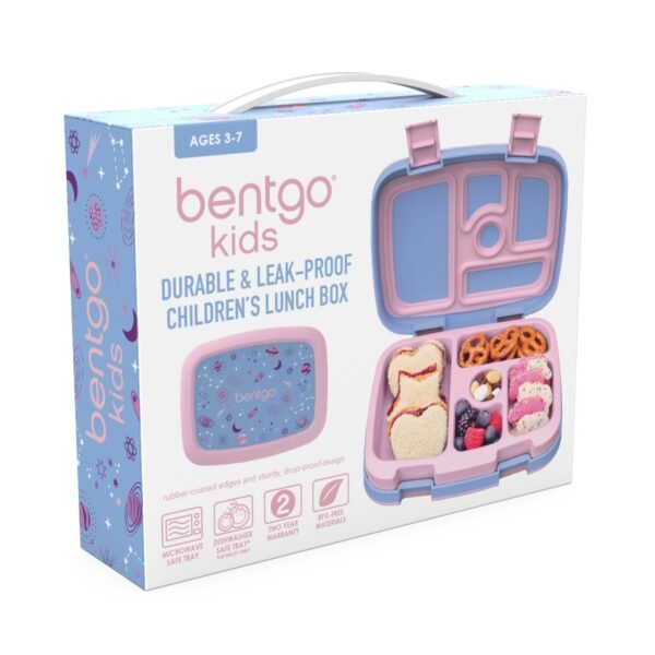 Bentgo – Kids Prints Lunch Box – Lavender Galaxy