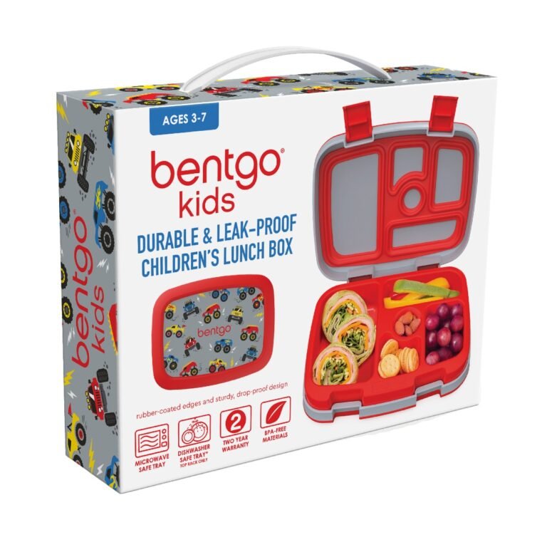 Bentgo - Kids Prints Leak-Proof 5-Compartment Lunch Box - Trucks