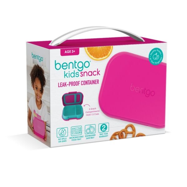 Bentgo – Kids Snack Box – Fuschia