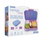 Bentgo – Pop Lunchbox with Removable Divider – Periwinkle/Pink