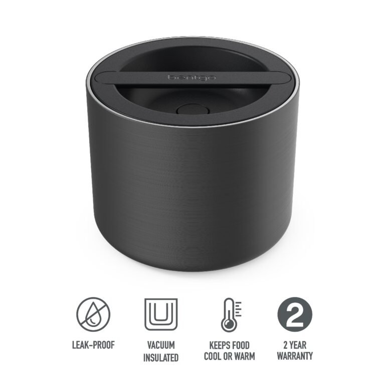 Bentgo - Stainless Steel Insulated Food Container - Carbon Black