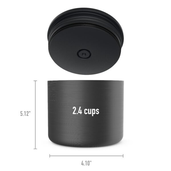 Bentgo – Stainless Steel Insulated Food Container – Carbon Black