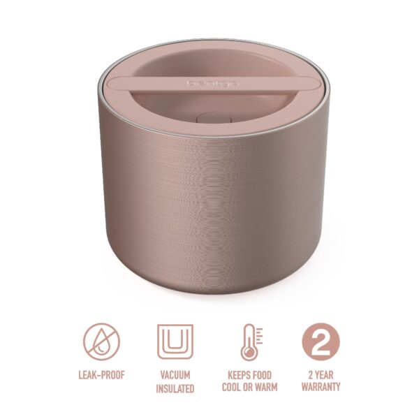 Bentgo – Stainless Steel Insulated Food Container – Rose Gold