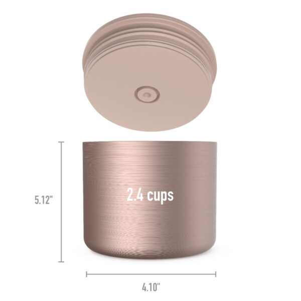 Bentgo – Stainless Steel Insulated Food Container – Rose Gold