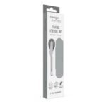 Bentgo – Stainless Steel Travel Utensil Set – Gray