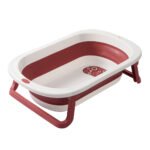Little Angel -Baby Bathing Tubs Portable For Newborn Kids Child Toddlers- Maroon