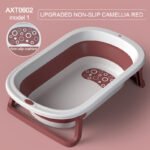 Little Angel -Baby Bathing Tubs Portable For Newborn Kids Child Toddlers- Maroon