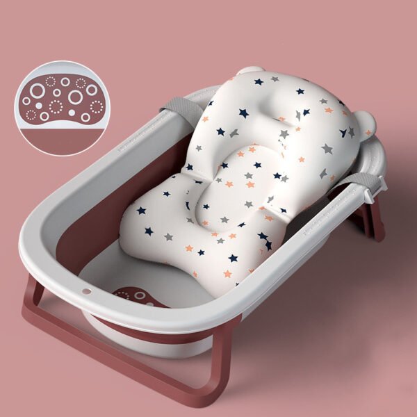 Little Angel -Baby Bathing Tubs Portable For Newborn Kids Child Toddlers- Maroon
