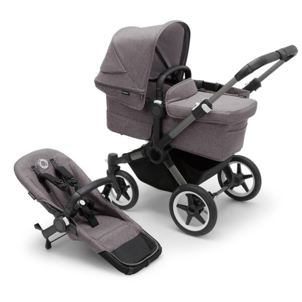 Bugaboo – Donkey 5 Mono Complete Me Travel System – Graphite/Grey