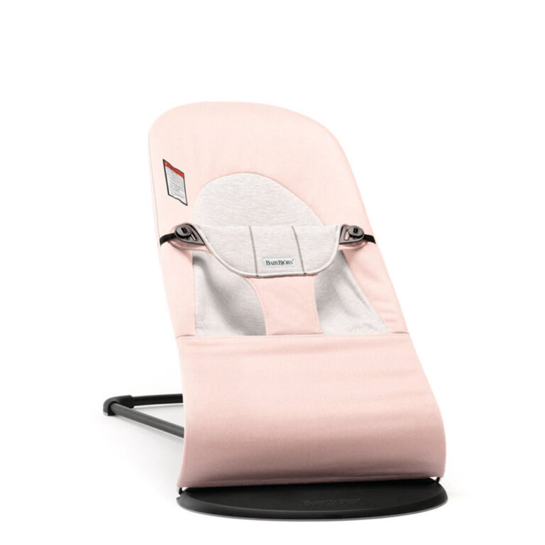 Babybjorn Bouncer Balance Soft - Cotton/Jersey (Light Pink/Grey)