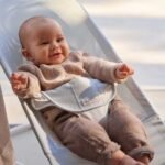 Babybjorn Bouncer Balance Soft – Mesh (Silver/White) | Light Grey Frame