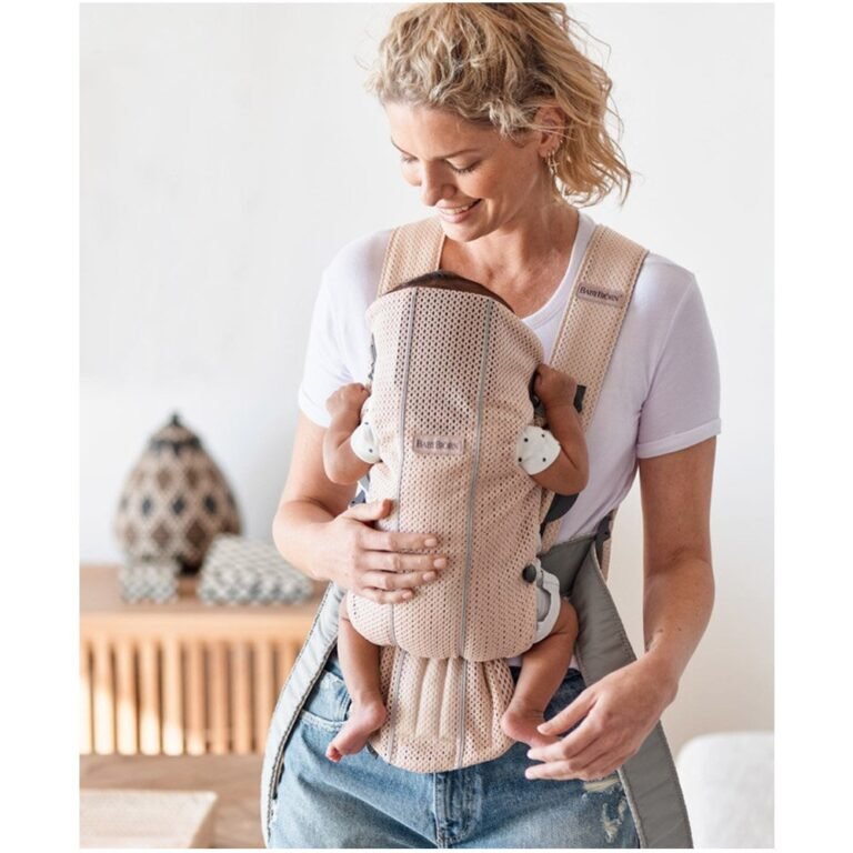 BabyBjorn- Baby 3D Mesh Carrier Mini - Pearly Pink