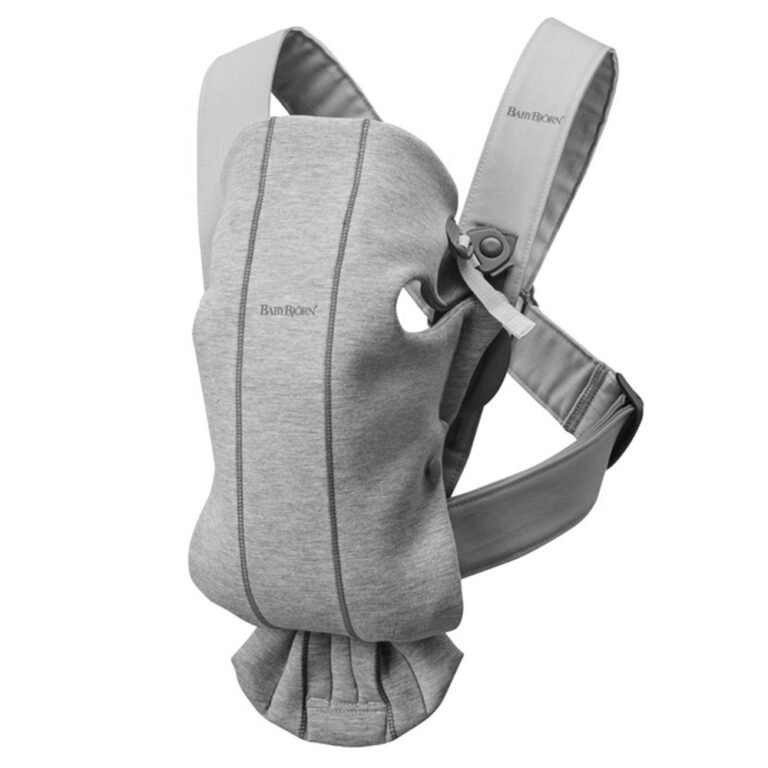 BabyBjorn - Baby 3D Jersey Carrier Mini - Light Grey