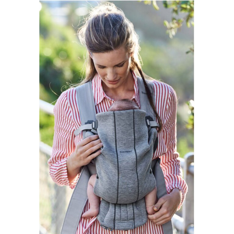 BabyBjorn - Baby 3D Jersey Carrier Mini - Light Grey
