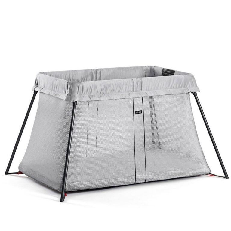 BabyBjorn Travel Cot Light-Silver