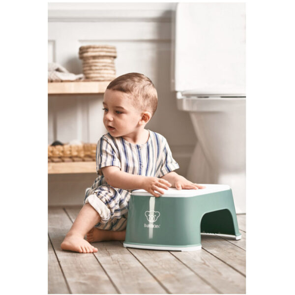 Babybjorn – Step Stool – Deep Green/White