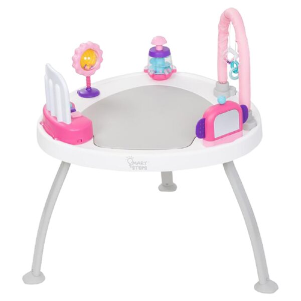 Babytrend – 3-in-1 Bounce N Play Activity Center – Princess Pink