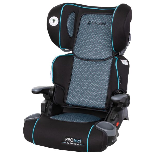 Babytrend Yumi 2-in-1 Folding Booster Car Seat – Aqua Tech, Adjustable Headrest, Side Impact Protection – 9M+