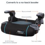 Babytrend Yumi 2-in-1 Folding Booster Car Seat – Aqua Tech, Adjustable Headrest, Side Impact Protection – 9M+