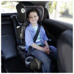 Babytrend Yumi 2-in-1 Folding Booster Car Seat – Aqua Tech, Adjustable Headrest, Side Impact Protection – 9M+