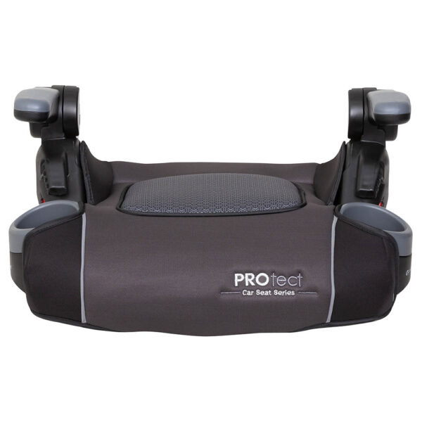 Babytrend 2-in-1 Protect Booster Seat – Grey Tech, 9M+, High-Back to No-Back, Side Impact Protection, Compact Fold