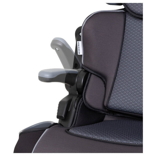 Babytrend 2-in-1 Protect Booster Seat – Grey Tech, 9M+, High-Back to No-Back, Side Impact Protection, Compact Fold