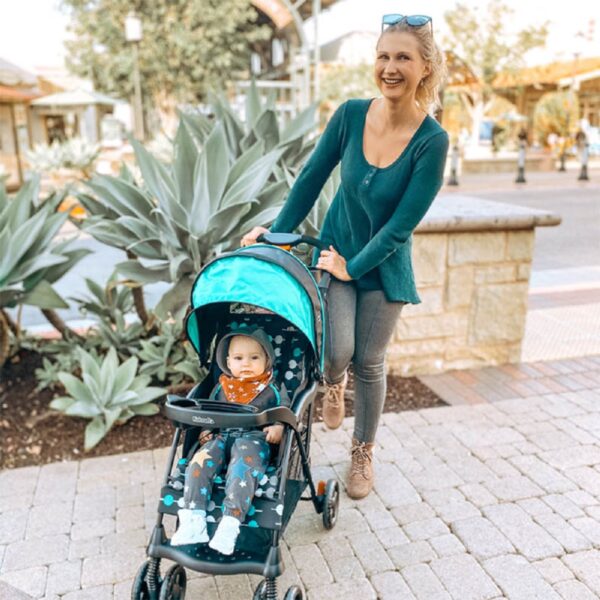 Kolcraft – Cloud Sport Lightweight Stroller-Abacus Teal
