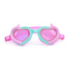 Bling2O – Pearly Heart Shaped Mermaid Tail Swim Goggles – Pink