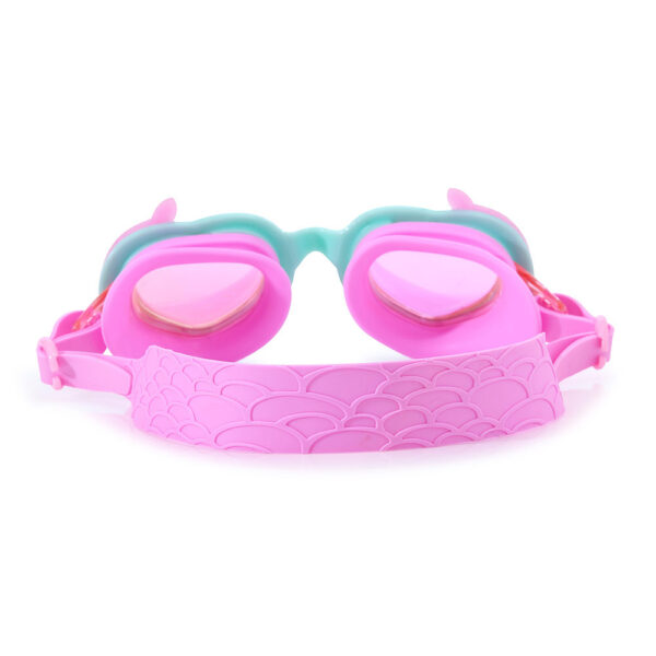 Bling2O – Pearly Heart Shaped Mermaid Tail Swim Goggles – Pink