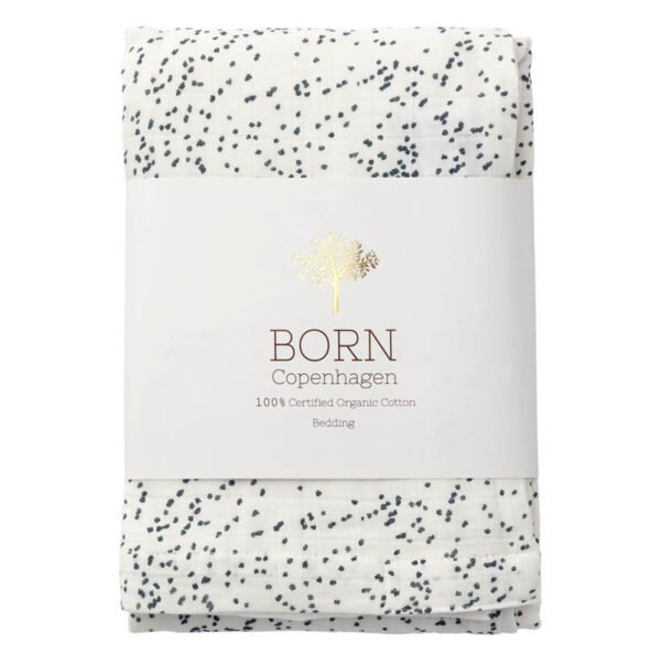 Born Copenhagen – Organic Muslin Junior Bedding – Midnight Dust