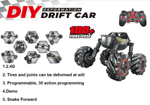 Bricstar – Transformable Drifting Stunt RC Cars