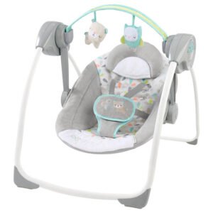 Bright Starts Disney Baby Finding Nemo Pop ‘N Jump Foldable Activity Center – Portable Baby Jumper with Toys for 6 to 12 Months
