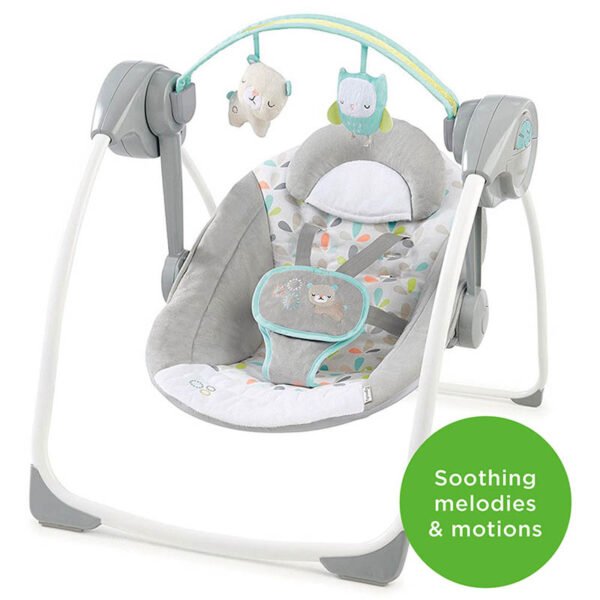 Ingenuity – Comfort 2 Go Swing – Fanciful Forest – Grey